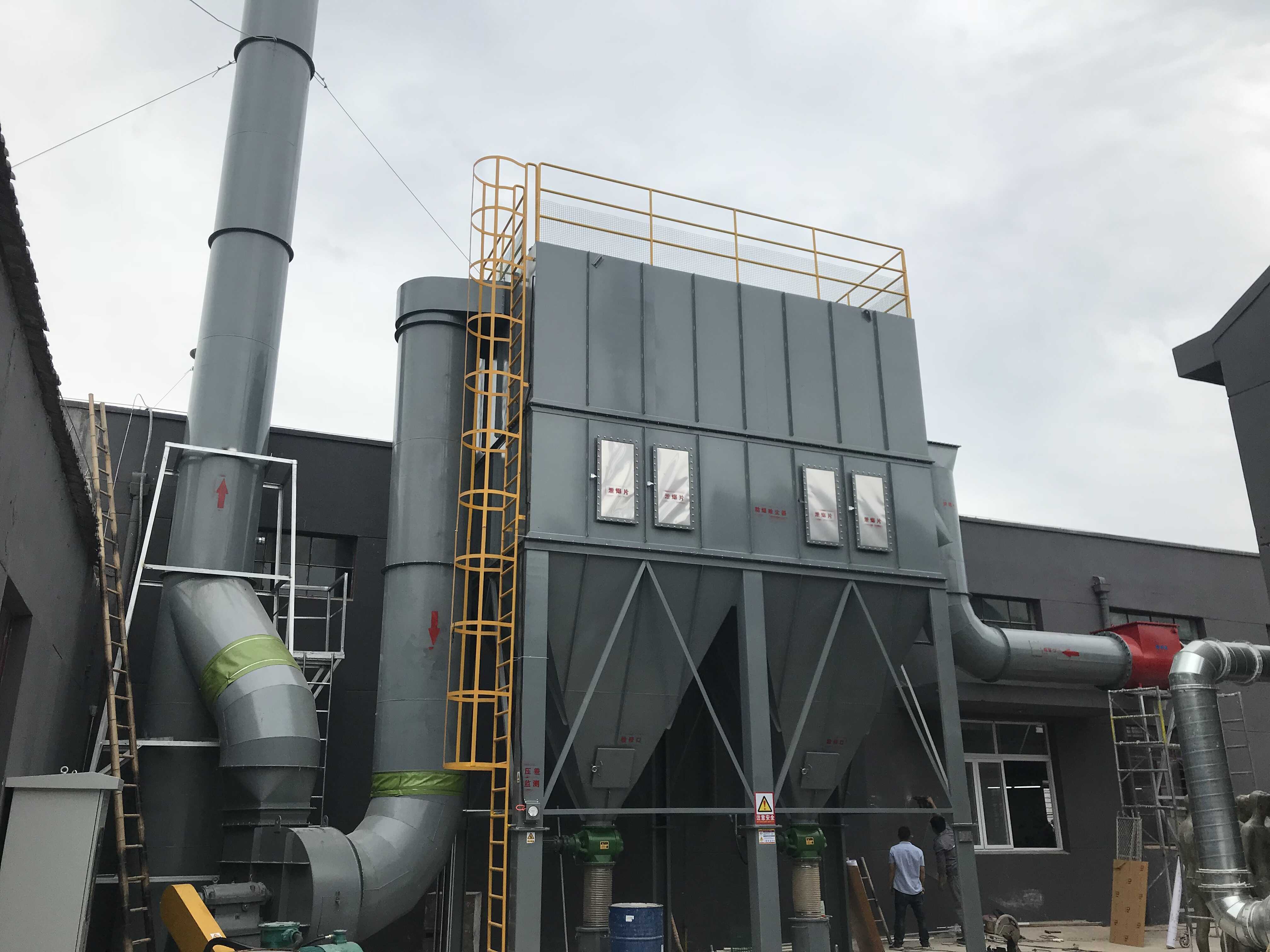 苏州某衣架制造有限公司防爆型布袋除尘器项目