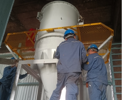 某钢材锻造公司真空清扫项目